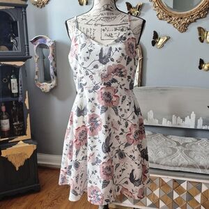 LOFT White Floral Mini Dress